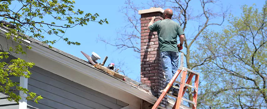 Vinyl and PVC Chimney Flashing Installation in Millville, NJ