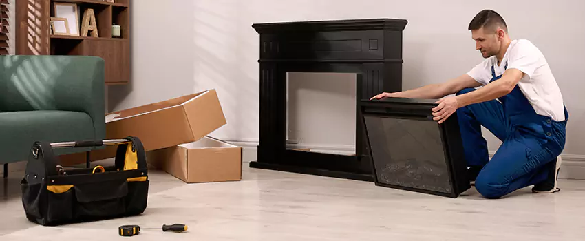 Old Rusted Metal Fireplace Repair And Replacement in Millville, NJ